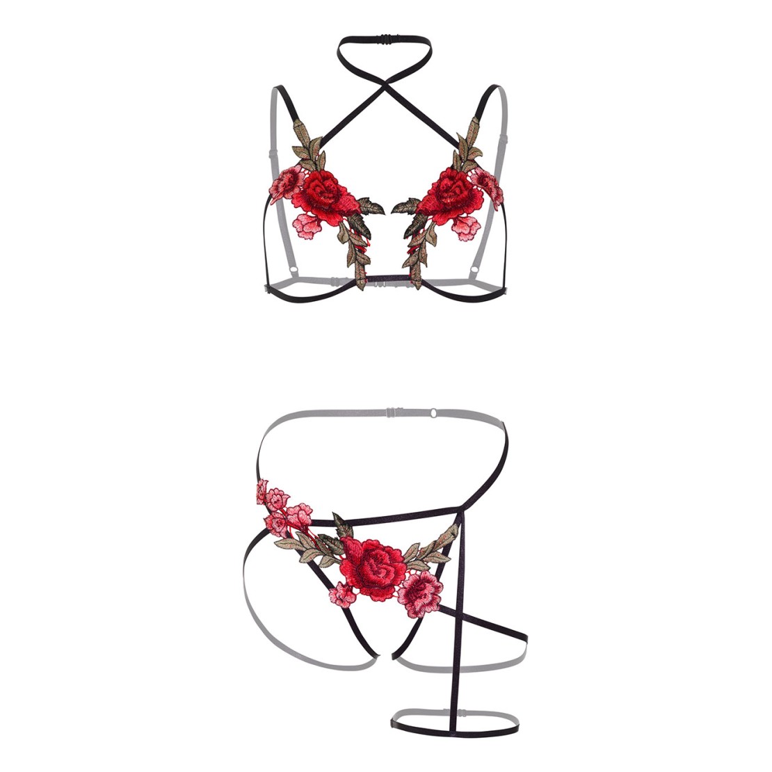 COMPLETO INTIMO SEXY DONNA REGGISENO &...