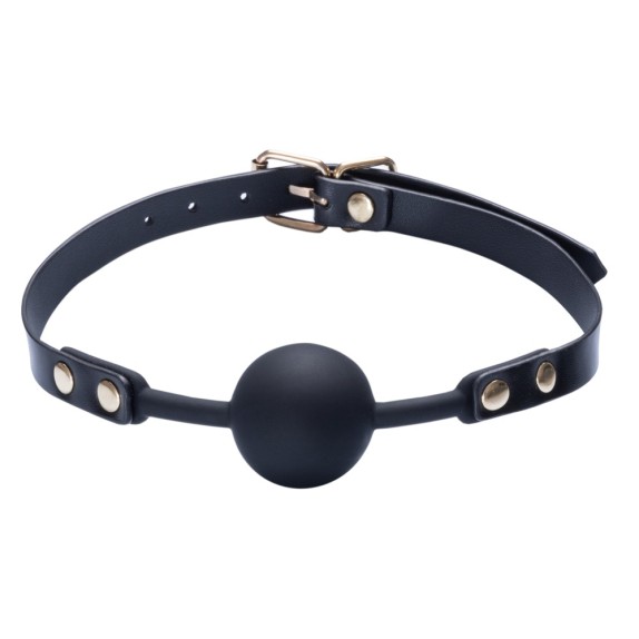 KIT BONDAGE 6 PEZZI NERO ELEGANTE CON DETTAGLI ORO E ROSSI ACCESSORI REGOLABILI
