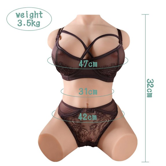 BUSTO FEMMINILE PICCOLO SEXY MASTURBATORE PER UOMO VERA
