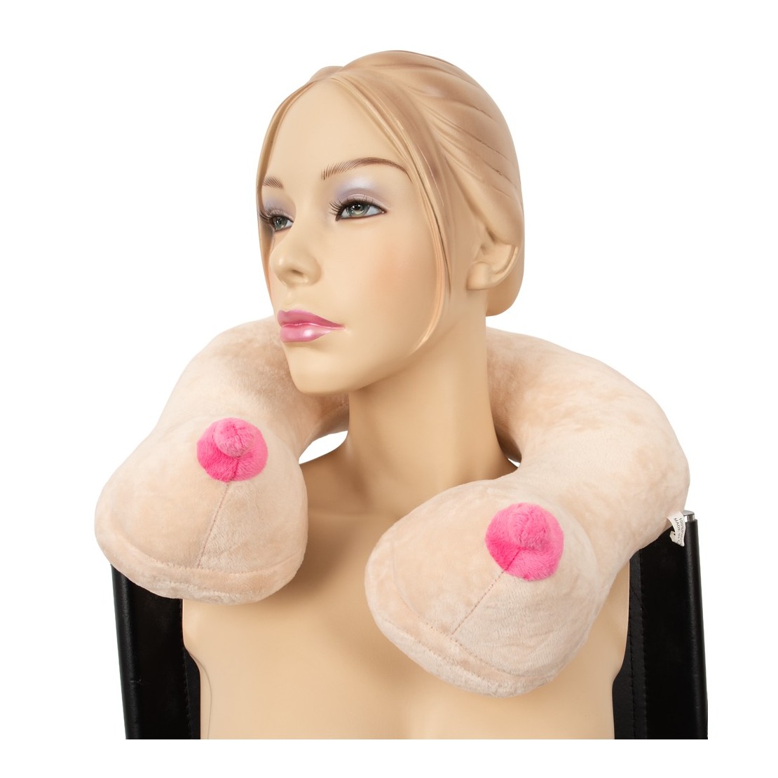 CUSCINO MORBIDO CON TETTE DI PELUCHES GADGET...