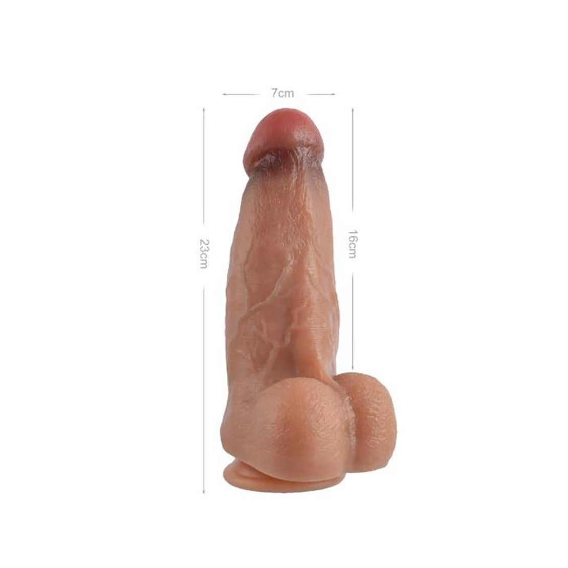 FALLO REALISTICO GROSSO IN SILICONE CON...