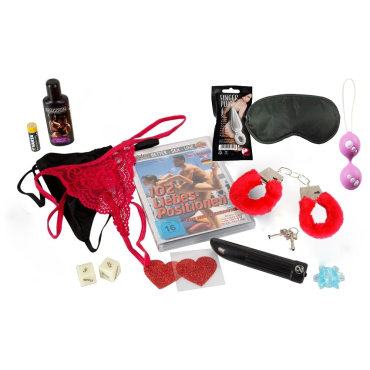 LOVE BOX: KIT DEL PIACERE PER GIOCHI DI COPPIA CON 12... 2