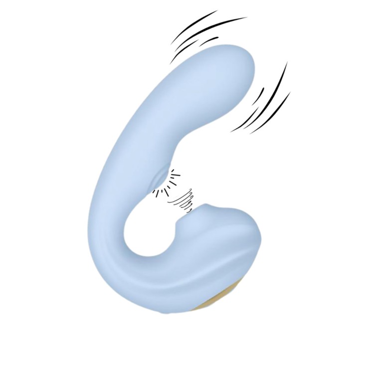 VIBRATORE PER PUNTO G CON TAPPING E SUCCHIA CLITORIDE AMANDA 2