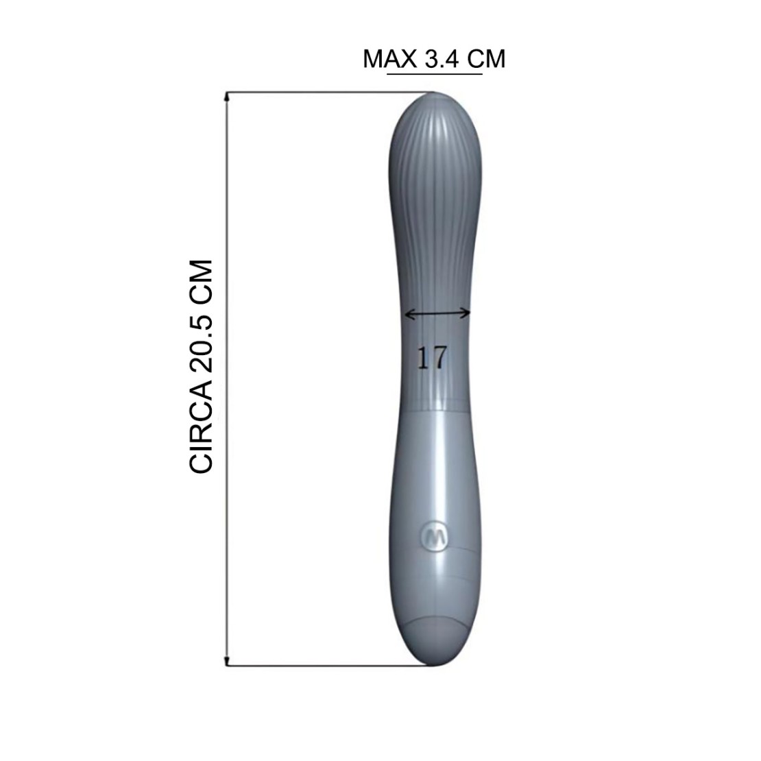 VIBRATORE VAGINALE PER PUNTO G RICARICABILE...