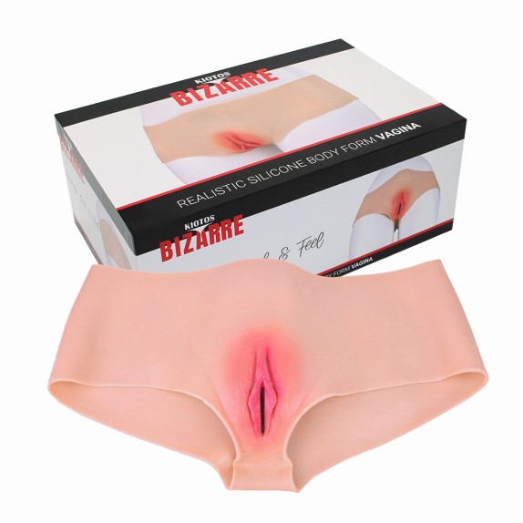 PROTESI MUTANDA IN SILICONE A FORMA DI VAGINA CON ANO REALISTICA
