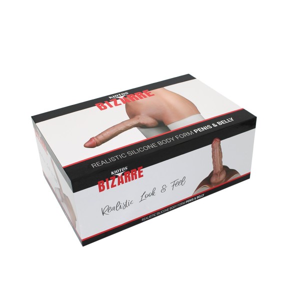 MUTANDA REALISTICA A VITA ALTA IN SILICONE INDOSSABILE CON PENE