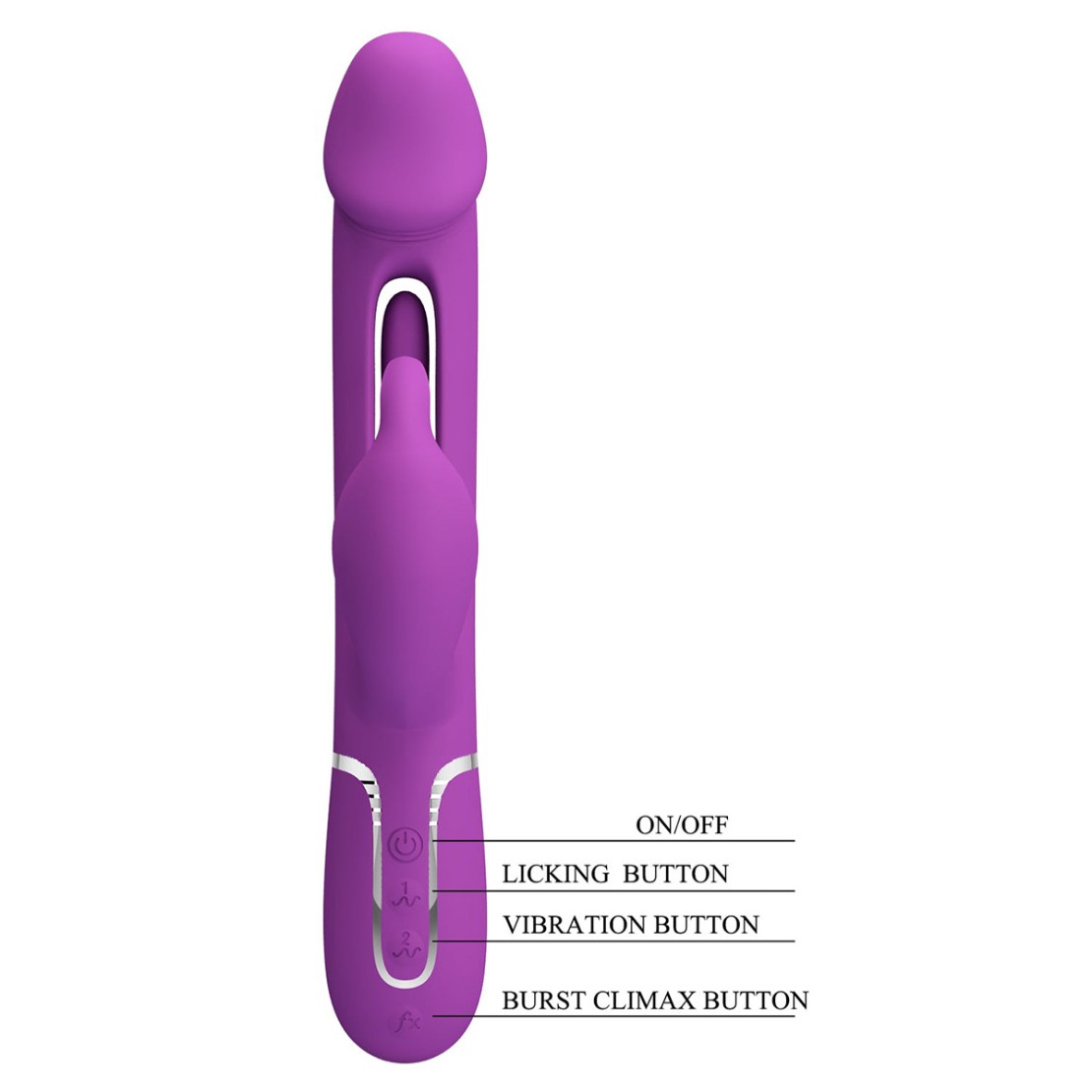 RABBIT 3-IN-1 CON LINGUA PER PUNTO G E...