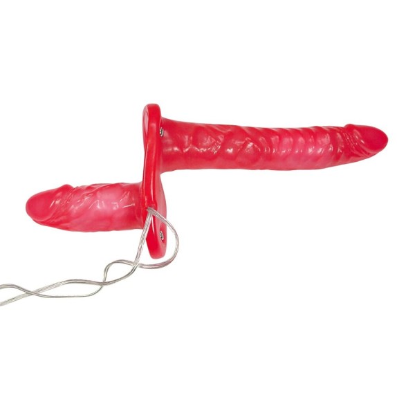 BAD KITTY DOUBLE STRAP-ON VIBRANTE