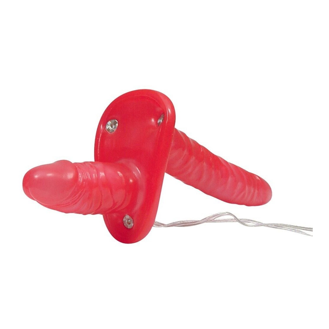 BAD KITTY DOUBLE STRAP-ON VIBRANTE