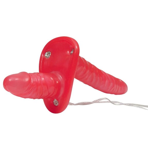BAD KITTY DOUBLE STRAP-ON VIBRANTE