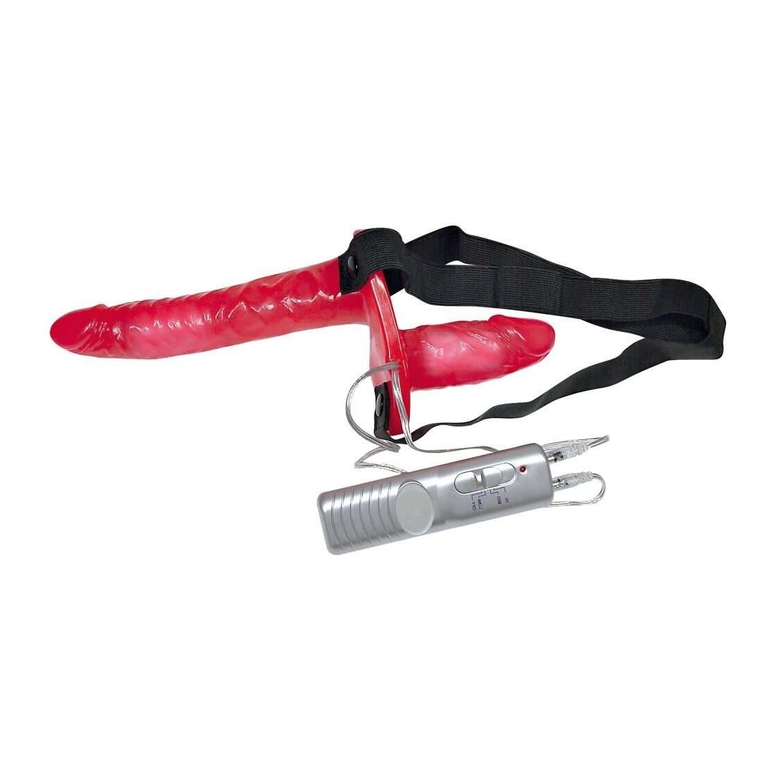 BAD KITTY DOUBLE STRAP-ON VIBRANTE