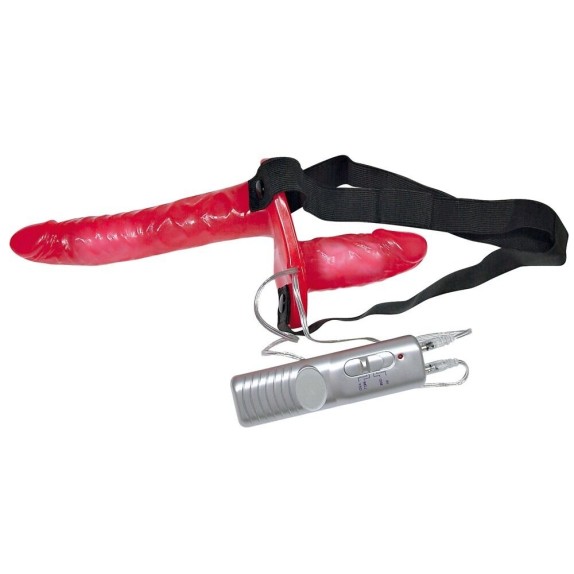 BAD KITTY DOUBLE STRAP-ON VIBRANTE