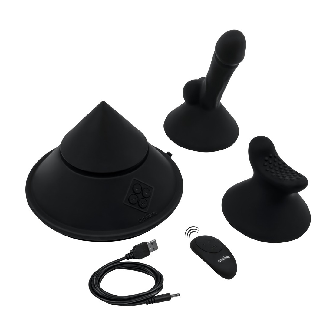 SEX MACHINE A CONO VIBRANTE CON ACCESSORI E APP...