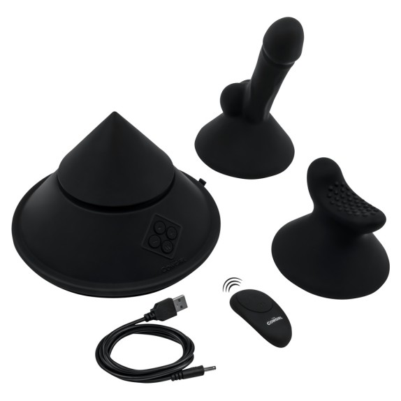 SEX MACHINE A CONO VIBRANTE CON ACCESSORI E APP THE COWGIRL CONE