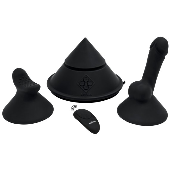 SEX MACHINE A CONO VIBRANTE CON ACCESSORI E APP THE COWGIRL CONE