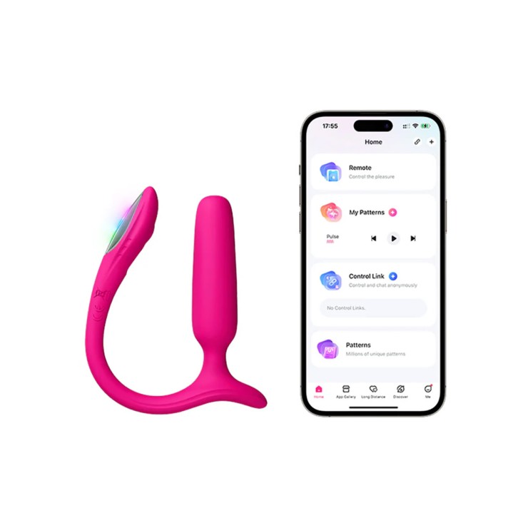 LUSH ANAL INNOVATIVO VIBRATORE ANALE PICCOLO CON APP A...