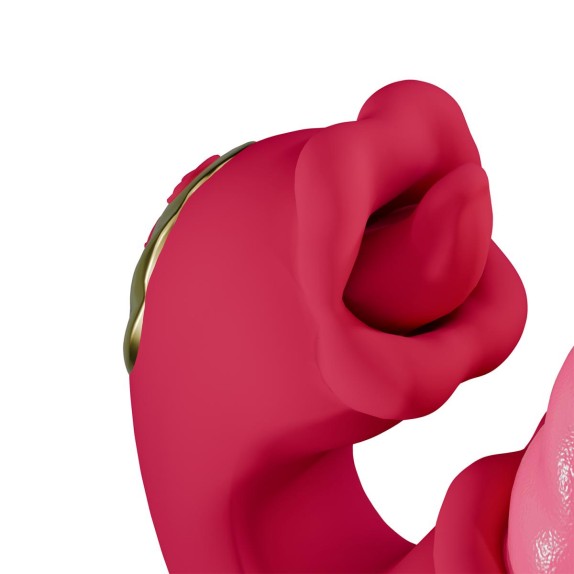VIBRATORE A DOPPIA LINGUA OSCILLANTE E VIBRANTE PER PUNTO G E CLITORIDE