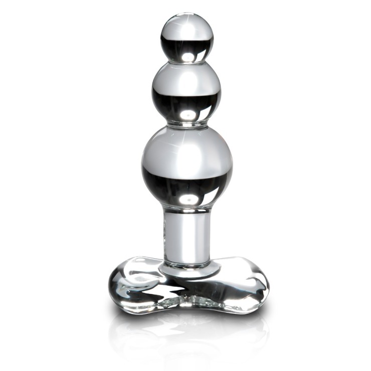 PALLINE ANALI IN VETRO CON BASE 2