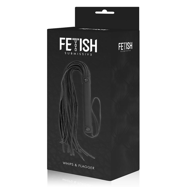 copy of FLOGGER NERO IN PELLE VEGANA FRUSTINO PER GIOCHI...