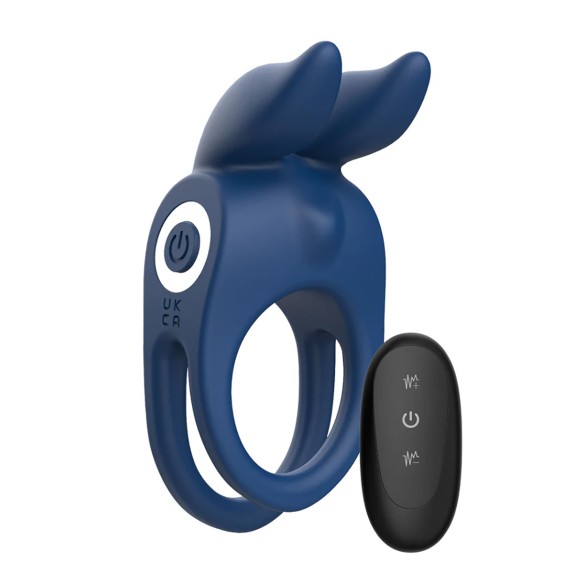 ANELLO DOPPIO VIBRANTE CON TELECOMANDO IN SILICONE PLAYHOUSE