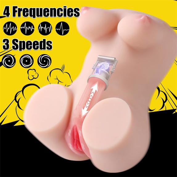 copy of MINI BUSTO DONNA REALISTICO CON MOVIMENTO A SPINTA SEX TOY PER UOMO