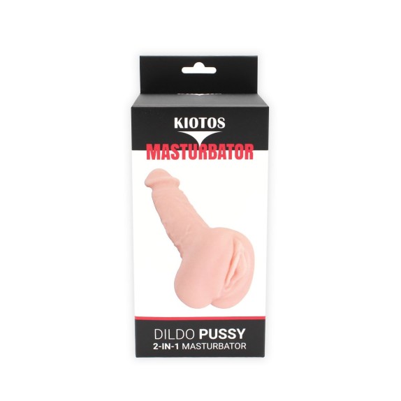MASTURBATORE REALISTICO 2 IN 1 PROLUNGA DILDO E VAGINA PENETRABILE