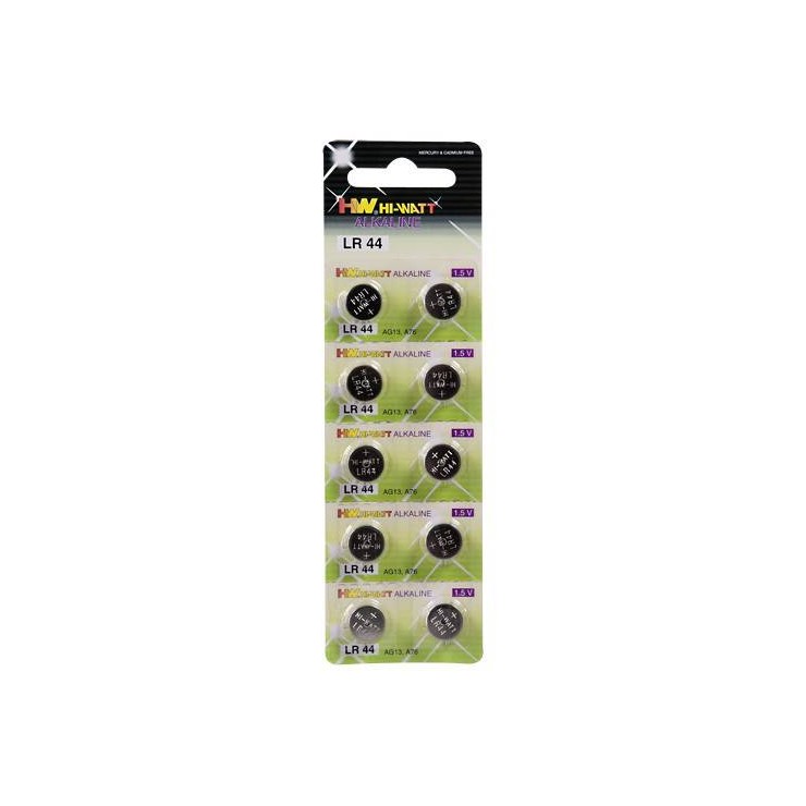 10 BATTERIE PER VIBRATORI LR44          
