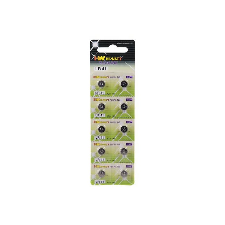 10 BATTERIE LR41 PER VIBRATORI        
