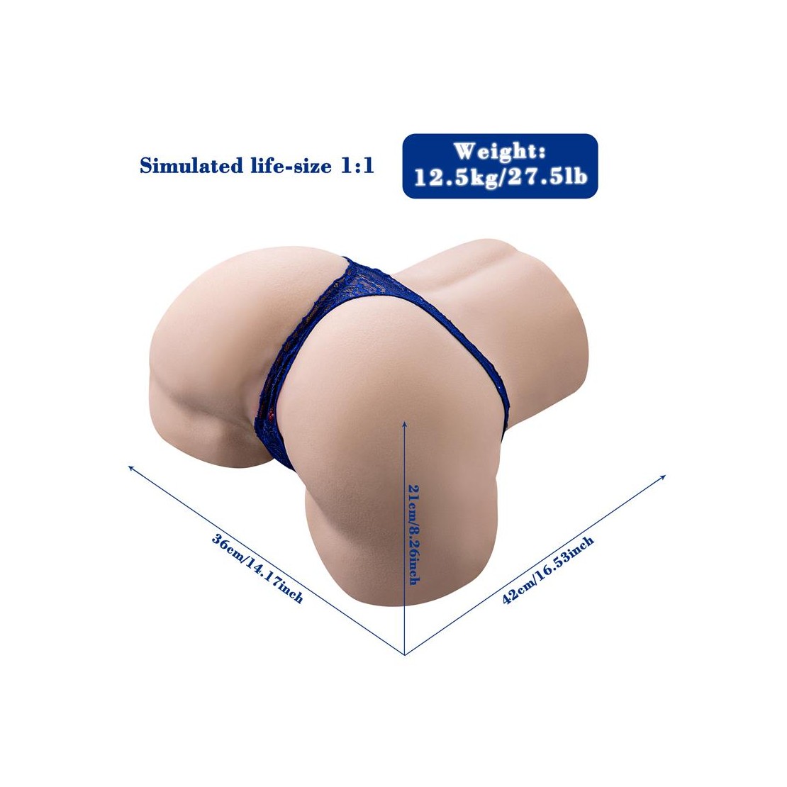 MASTURBATORE BACINO REALISTICO DI DONNA CON...