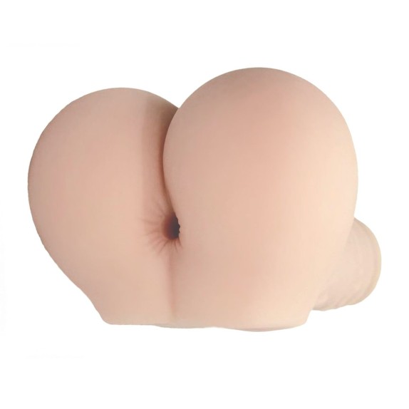 MASTURBATORE REALISTICO 2 IN 1 PROLUNGA DILDO E CULETTO CON ANO PENETRABILE