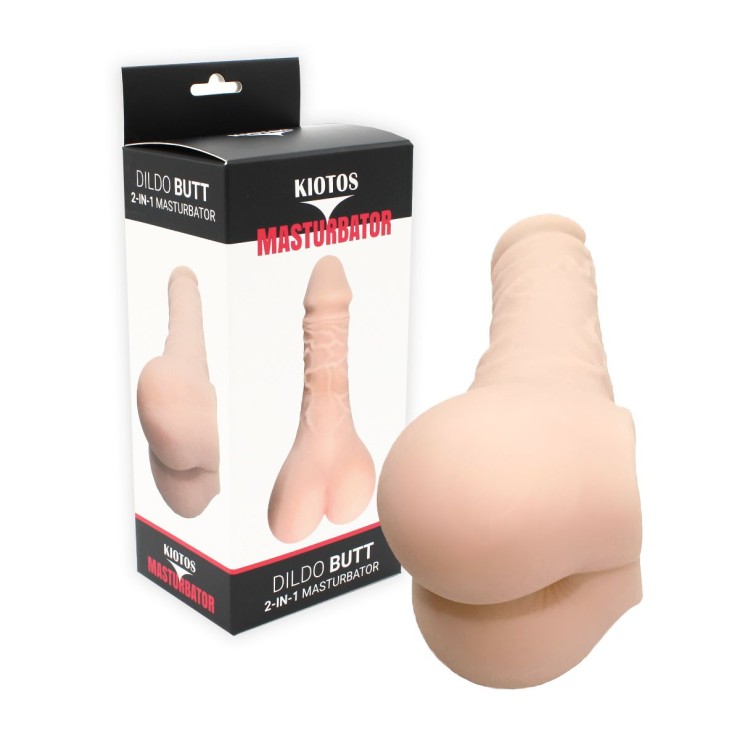 MASTURBATORE REALISTICO 2 IN 1 PROLUNGA DILDO E CULETTO...