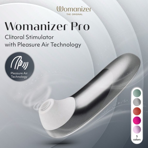 WOMANIZER PRO SUCCHIA CLITORIDE SILENZIOSO E POTENTE