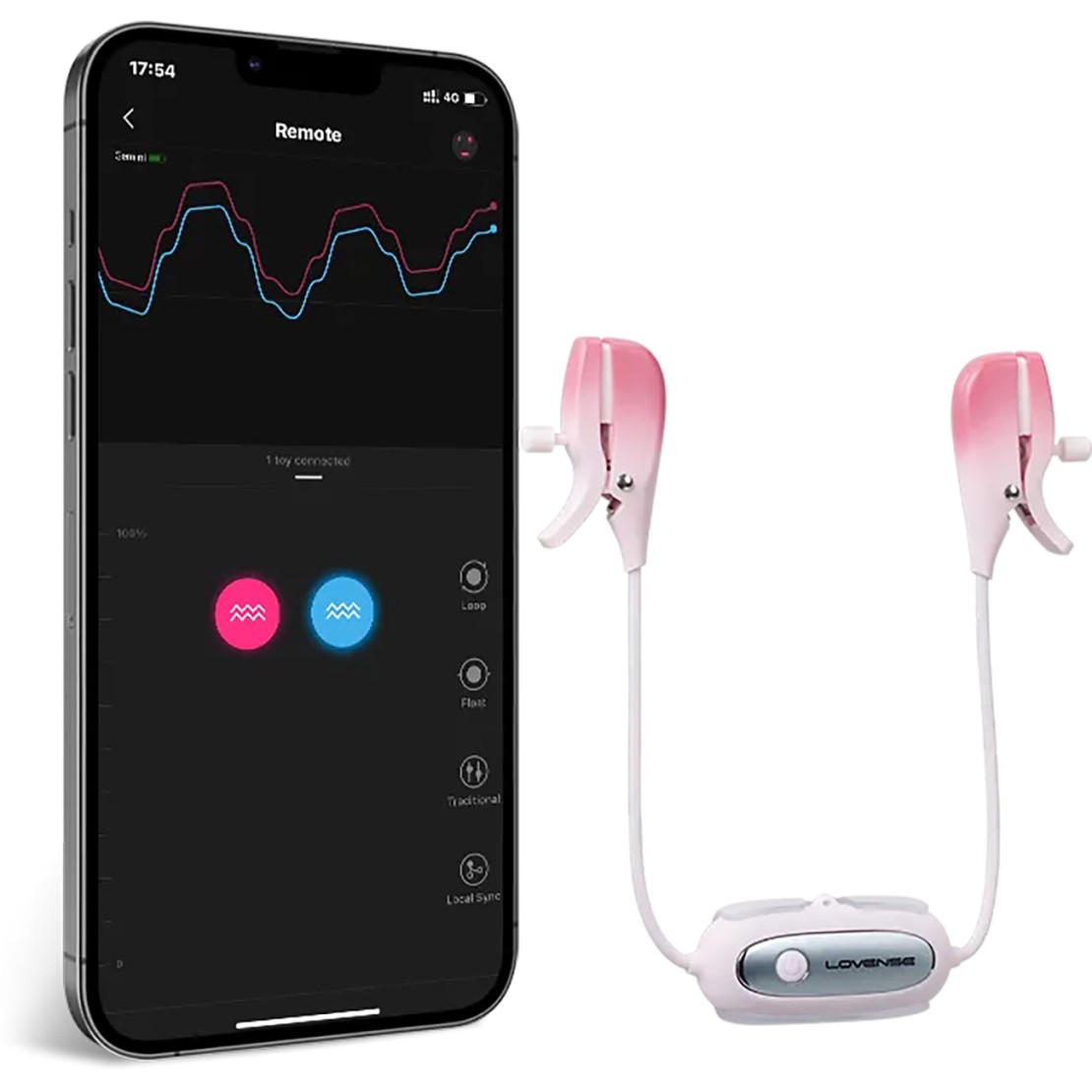 PINZETTE PER CAPEZZOLI VIBRANTI CON APP A...