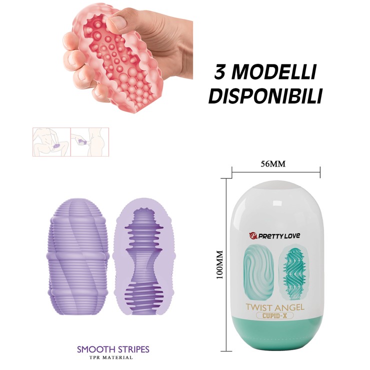 OVETTO MASTURBATORE CON RILIEVI STIMOLANTI