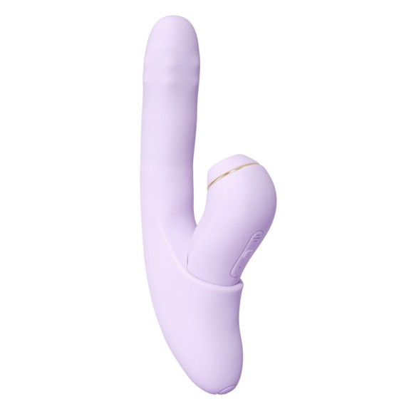 RABBIT 3-IN-1 CON STIMOLA CLITORIDE E VIBRATORE PUNTO G RISCALDANTE CON APP DUOGLOW