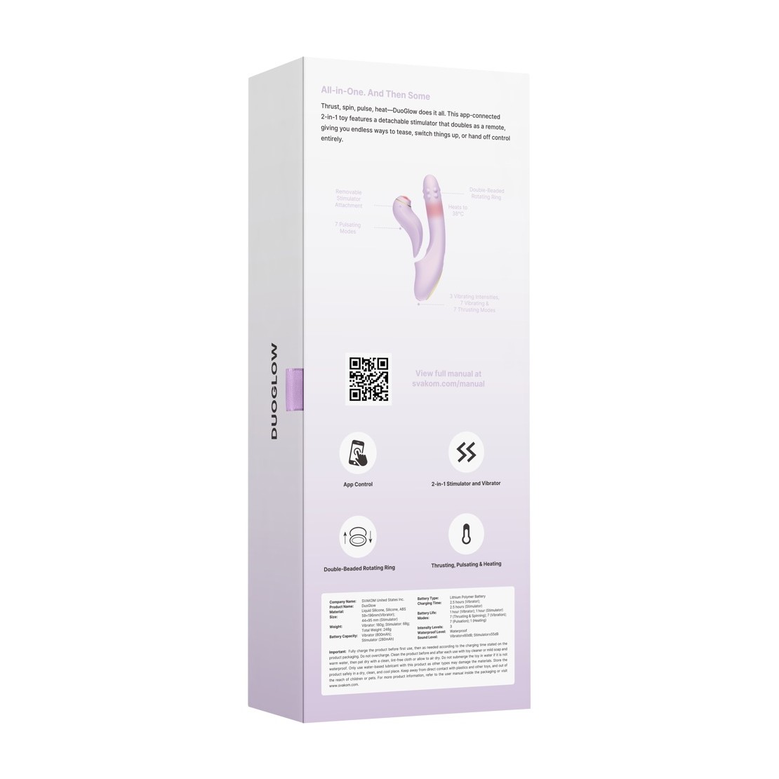 RABBIT 3-IN-1 CON STIMOLA CLITORIDE E VIBRATORE...