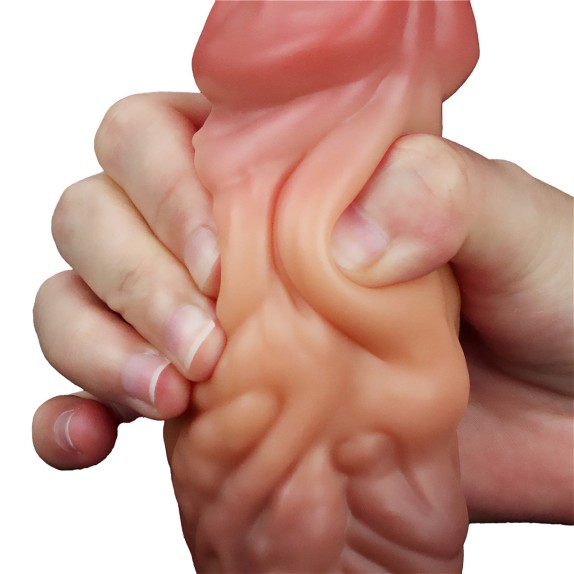 PLUG MONSTAR A FORMA DI DILDO DOPPIA DENSITÀ IN SILICONE