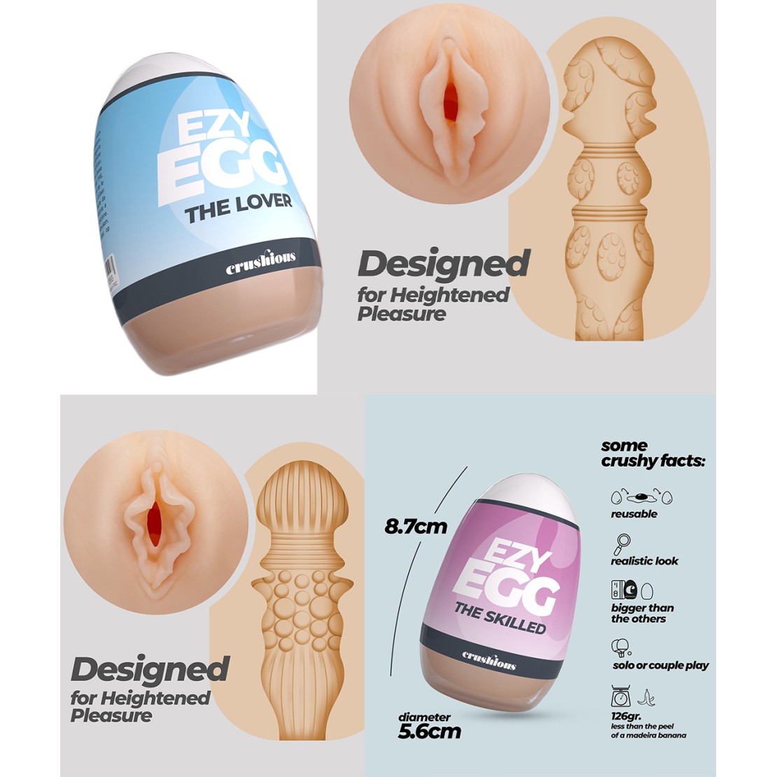 OVETTO MASTURBATORE THE EZY EGG PER PENE A...