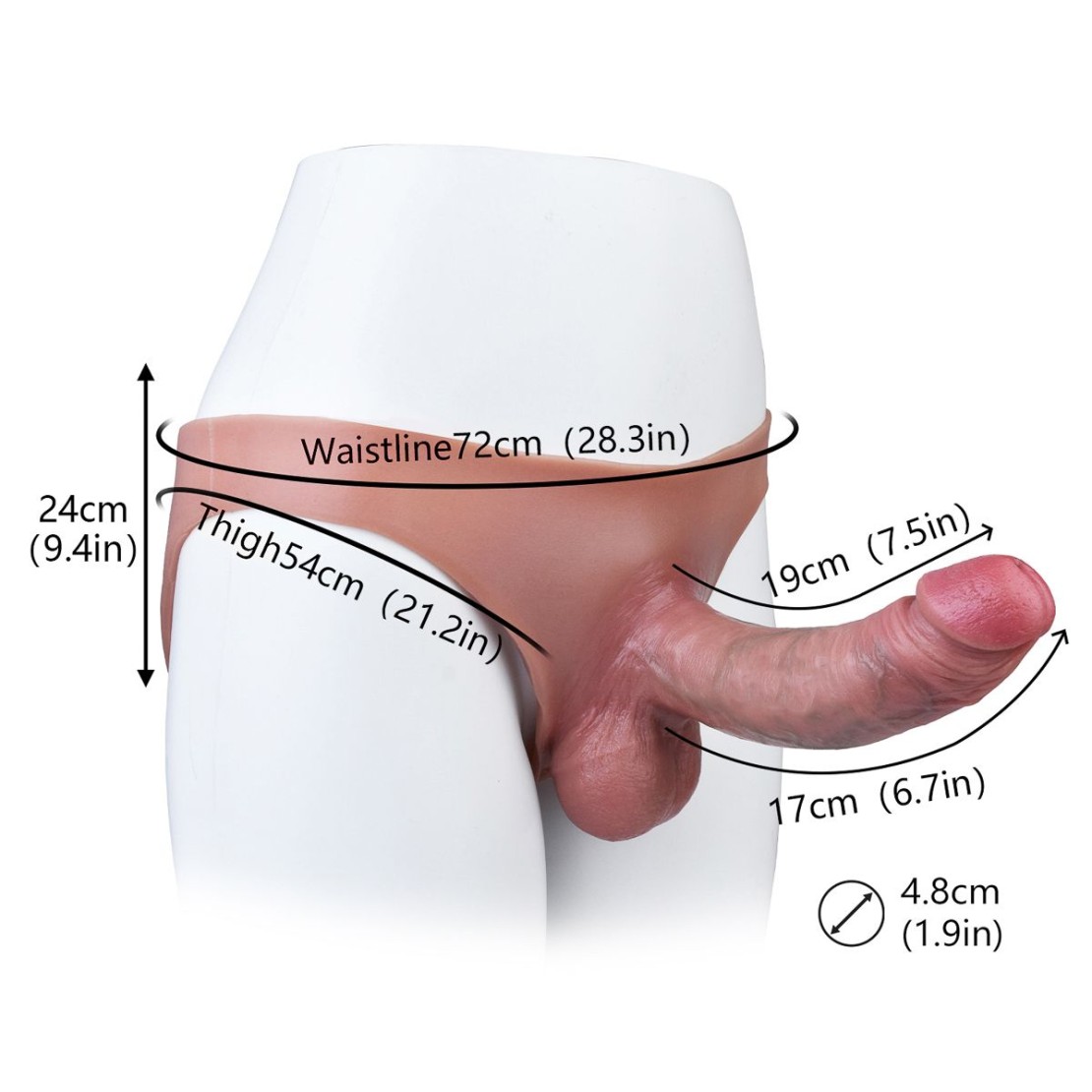 copy of SLIP INDOSSABILE IN SILICONE CON PENE...