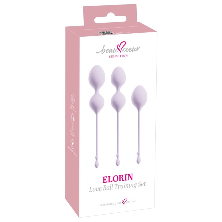 SET DI 3 PALLINE VAGINALI CON PESI E MISURE DIFFERENTI...