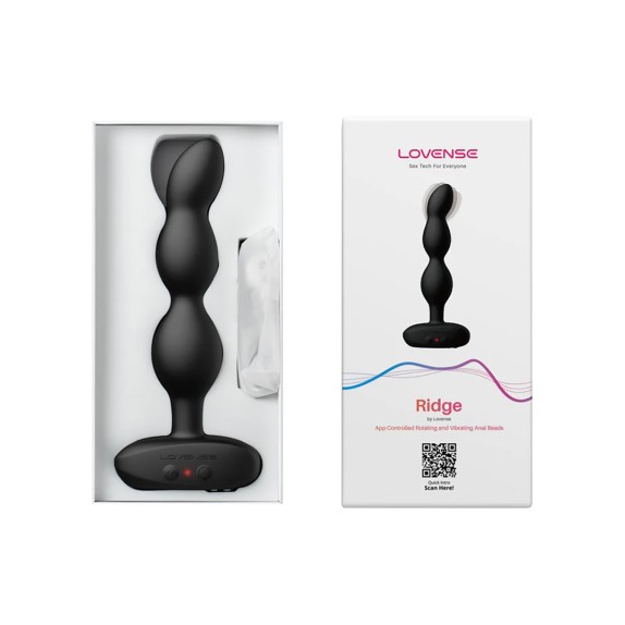 RIDGE LOVENSE PALLINE ANALI CON VIBRAZIONE E ROTAZIONE CON APP
