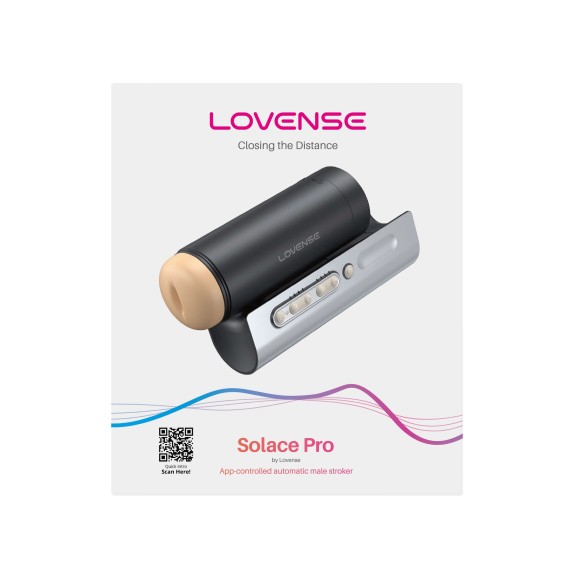 SOLACE PRO MASTURBATORE PER UOMO CON MOVIMENTO A SPINTA E APP LOVENSE