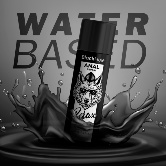 GEL LUBRIFICANTE ANALE A BASE D'ACQUA RILASSANTE E RIPARATORE CON ACIDO IALURONICO 100 ML