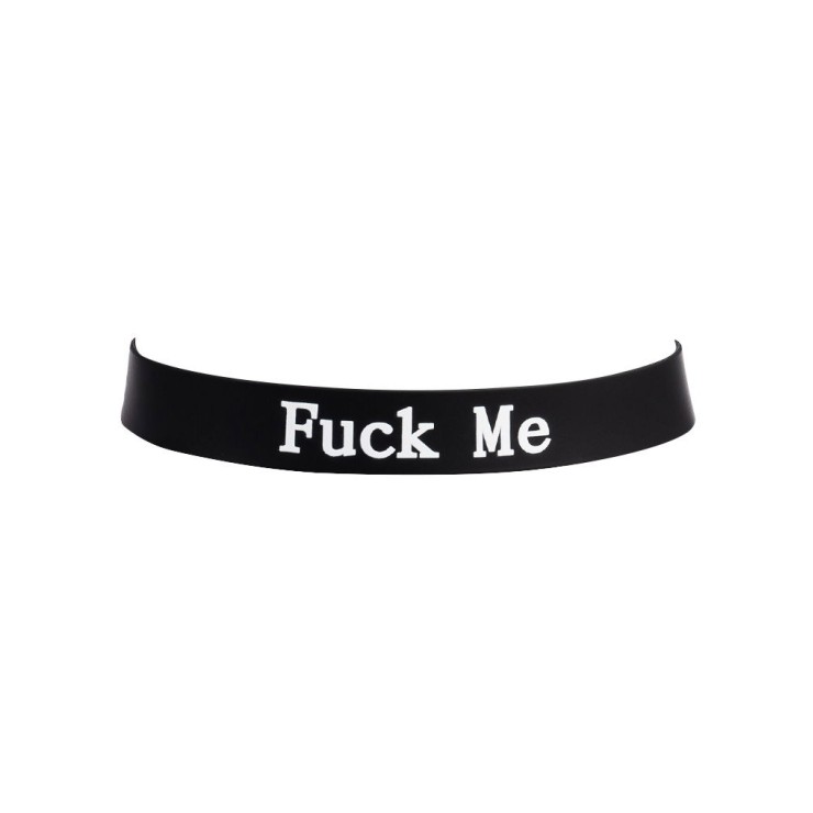 copy of COLLARE IN SILICONE CON SCRITTA "FUCK ME" 2