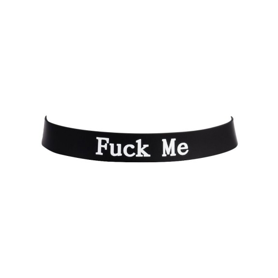 copy of COLLARE IN SILICONE CON SCRITTA "FUCK ME"