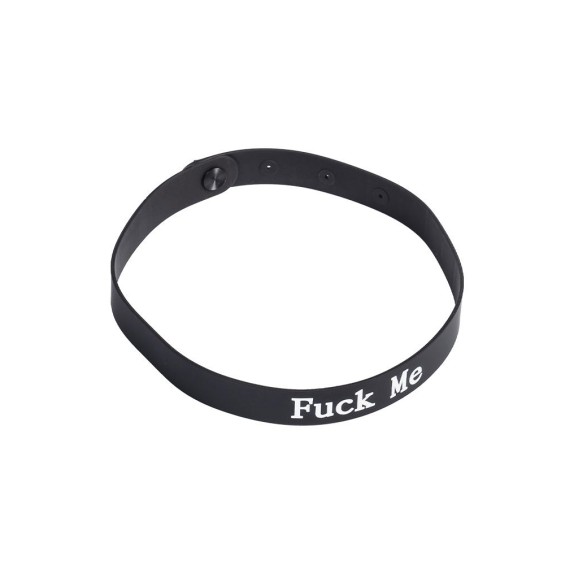 copy of COLLARE IN SILICONE CON SCRITTA "FUCK ME"