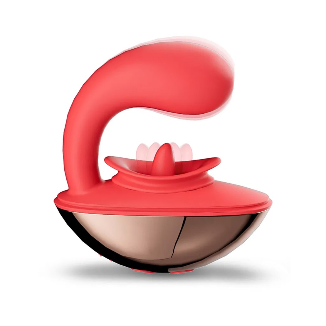 VIBRATORE DOPPIO CON APP PER PUNTO G E LINGUA...
