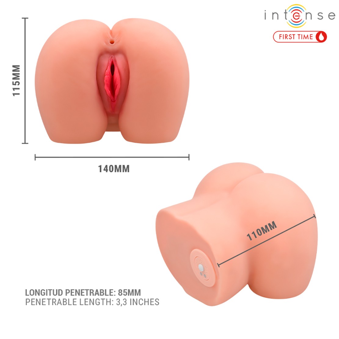 BACINO VIBRANTE VAGINA E ANO ARIANA FIRST TIME...