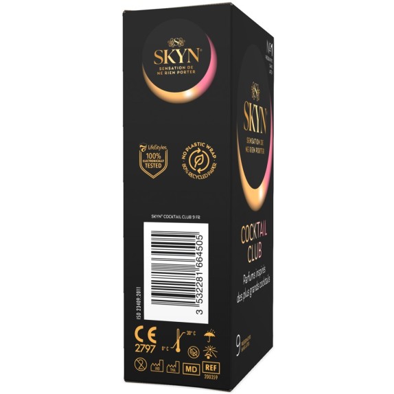 PROFILATTICI SENZA LATTICE AL GUSTO DEI PIU' FAMOSI COCKTAIL CONFEZIONE 9 PZ SKYN