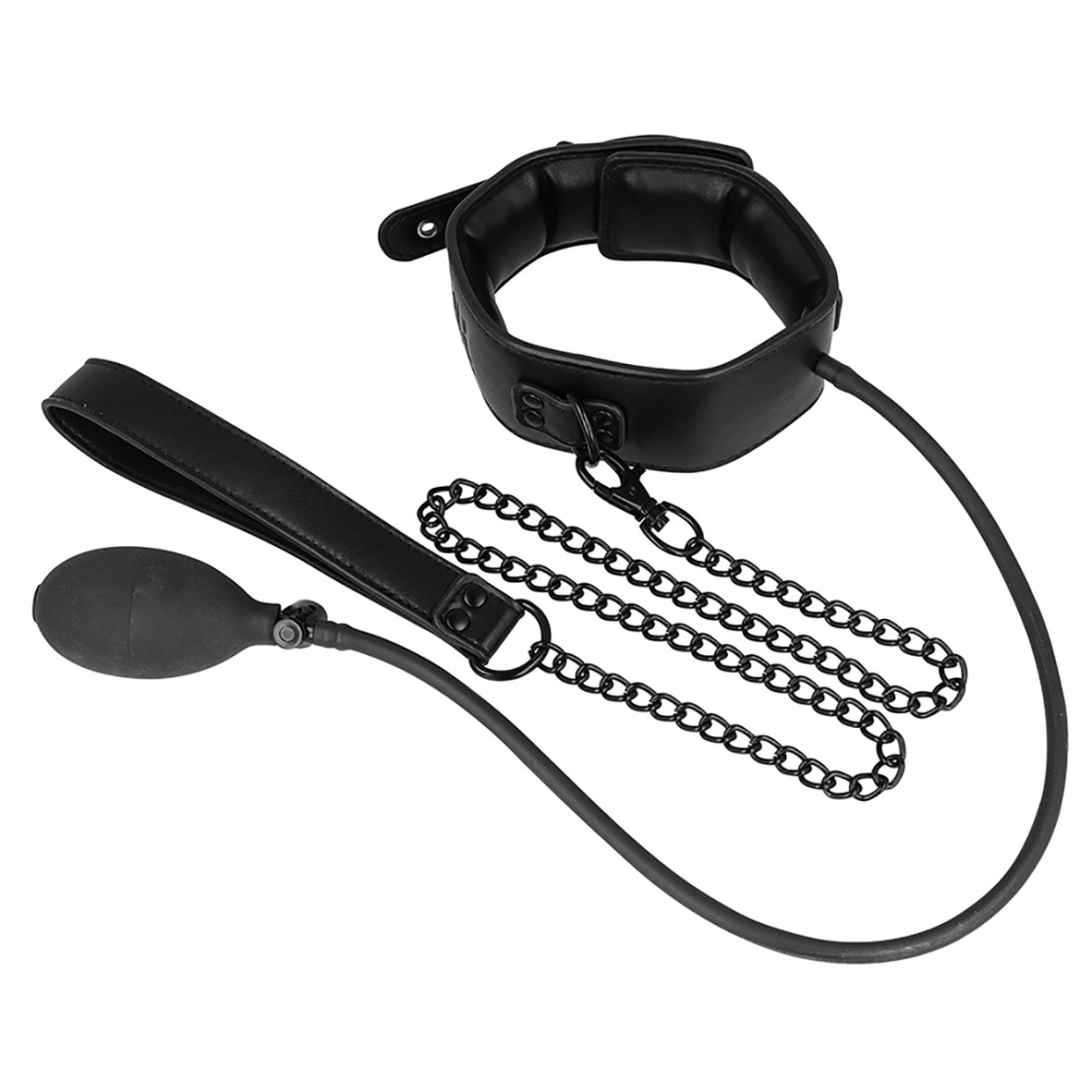 COLLARE GONFIABILE FETISH CON GUINZAGLIO PER...